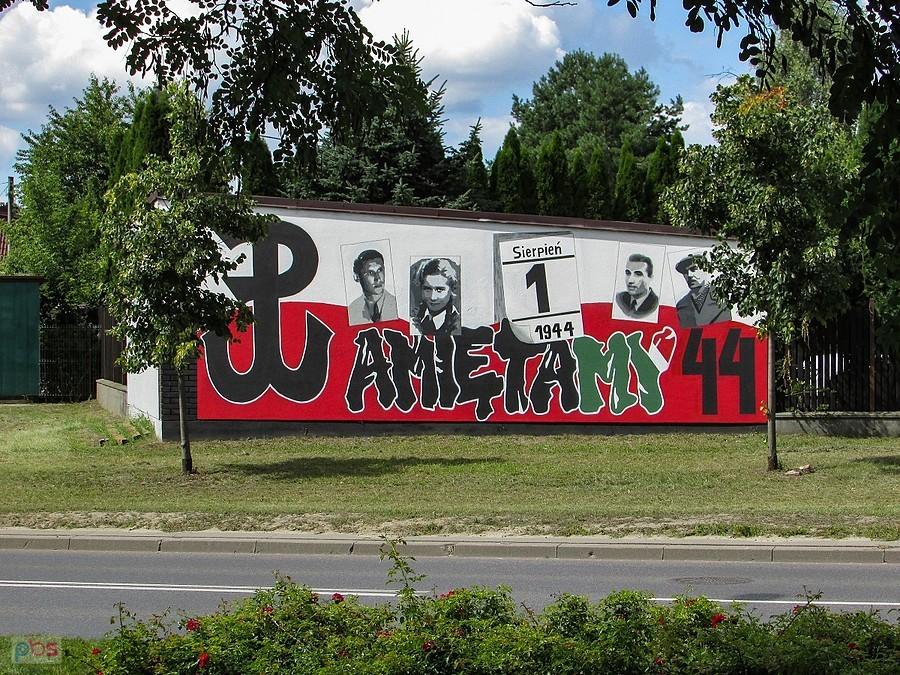 Mural w Jeziornie na ul. Piaseczyńskiej