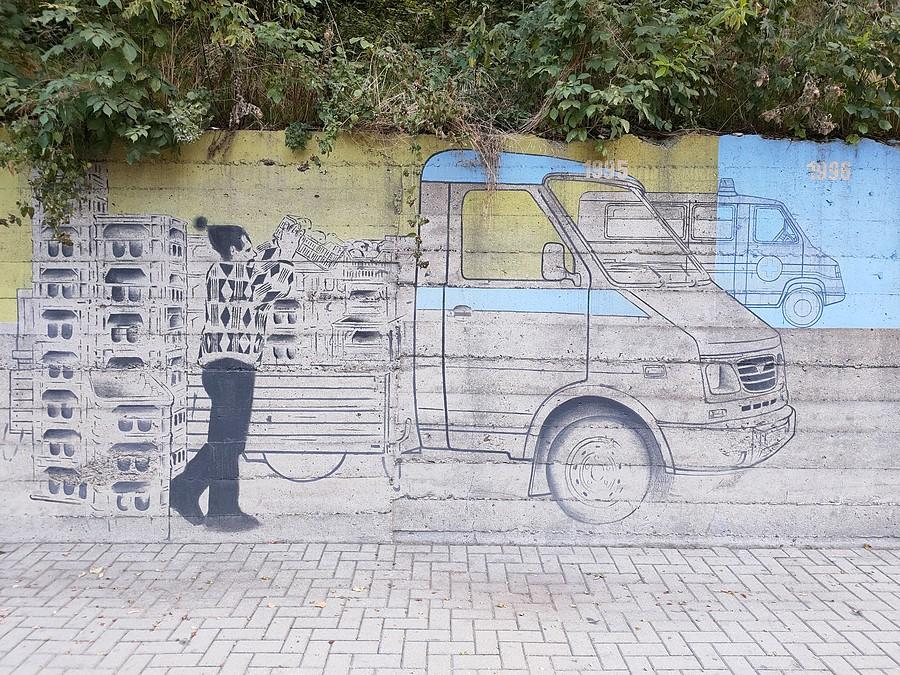 Mural upamiętnoający FSC w Lublinie