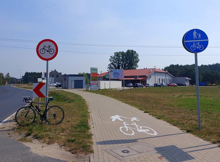 Nowa (!) antyrowerówka w Kamionkach