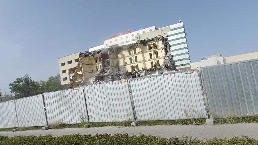 Demolka Hotelu Gromada