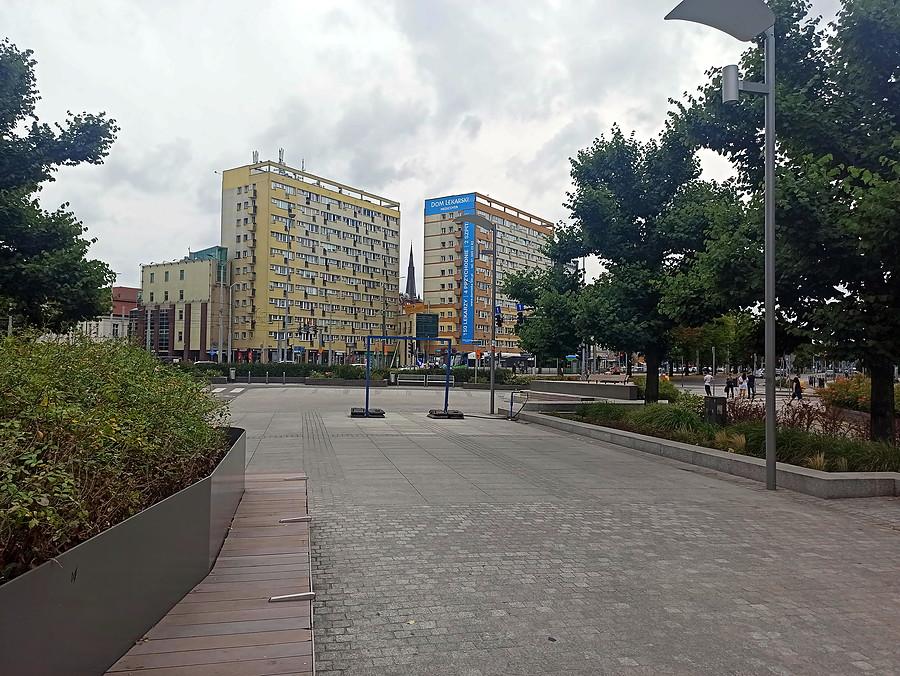 Szczecin widok z Placu Żołnierza.