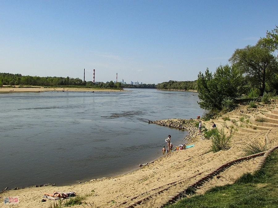 Wisła przy Plaży Romantycznej