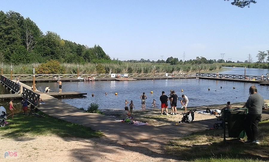 Plaża nad Jeziorkiem Kozienickim