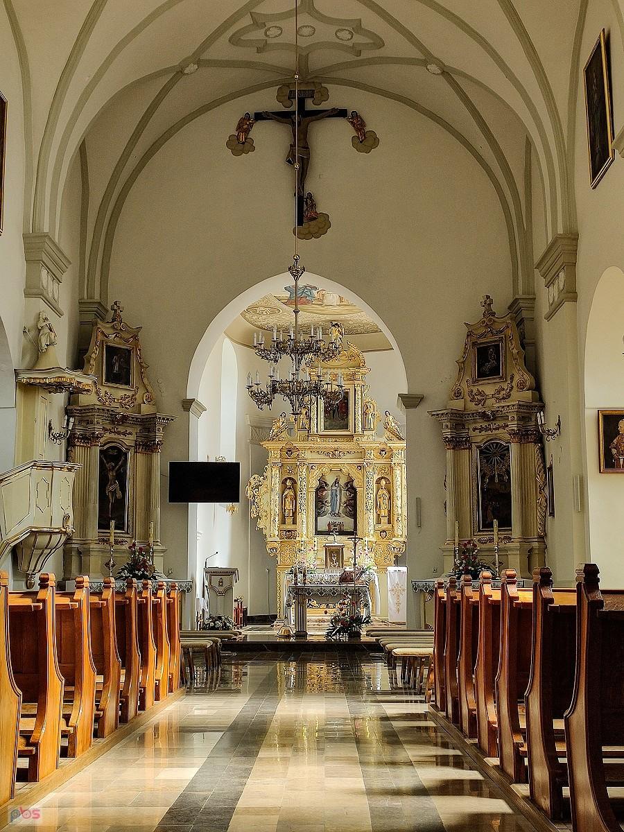 Solec nad Wisłą - wnętrze kościoła Wniebowzięcia NMP