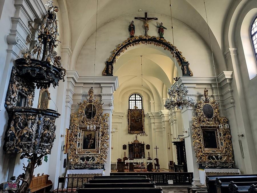 Wnętrze kościoła św. Michała Archanioła w Sandomierzu
