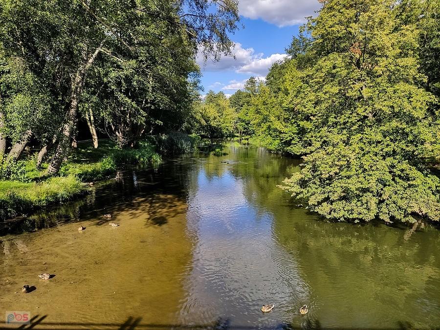 Jeziorka z kładki przy tężni