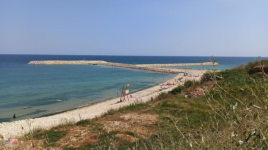Plaża w Eforie Sud w Rumunii