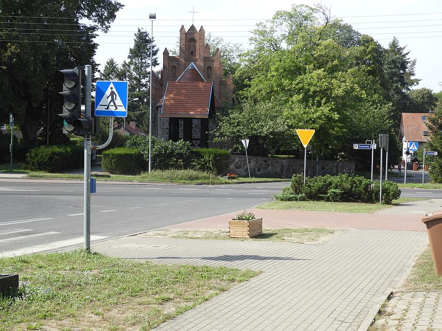 W centrum Pilchowa.