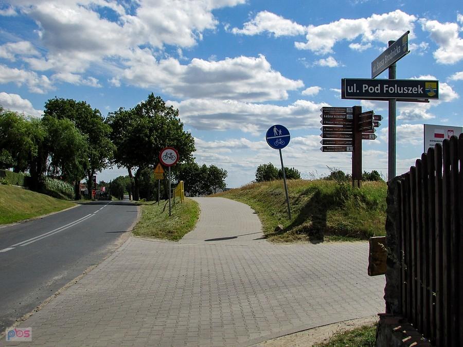 Wyjazd ze Zbiczna w kierunku Brodnicy