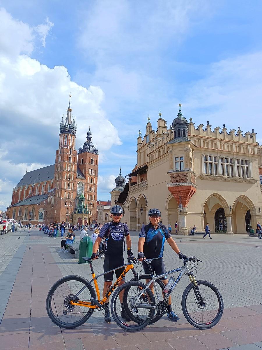 Rynek w Krakowie.