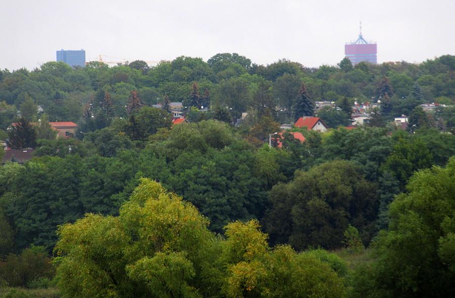 Spojrzenie z kompaktu na centrum Poznania