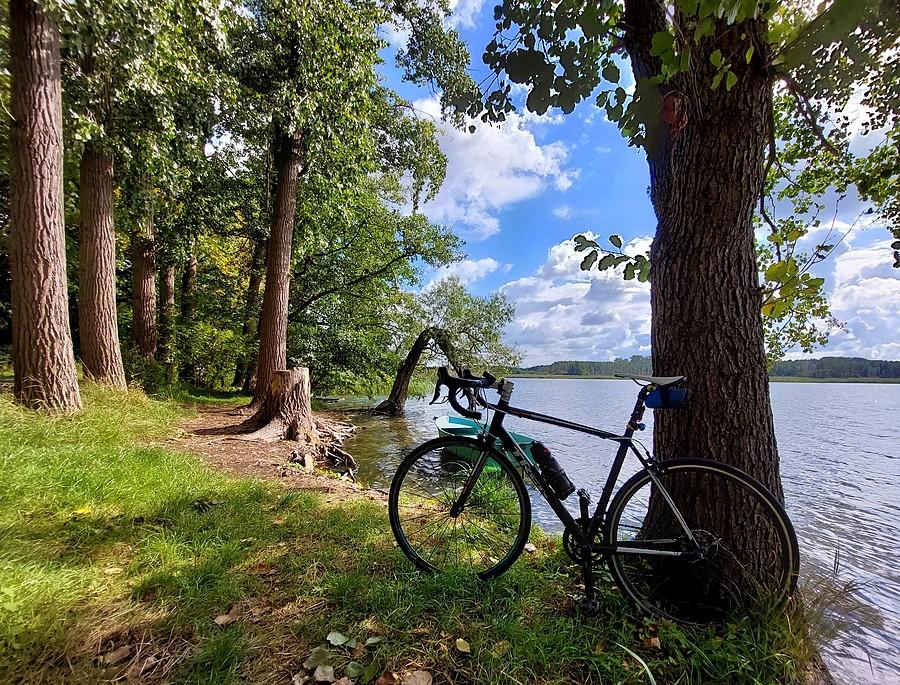 Rowerówka nad Lusowskim
