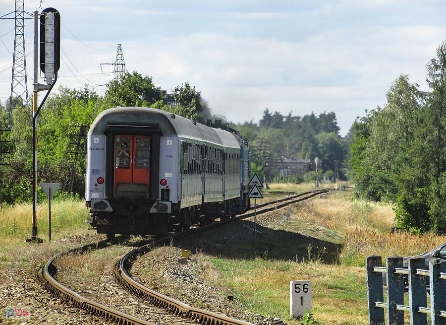 TLK Flisak podąża w kierunku Jabłonowa Pomorskiego