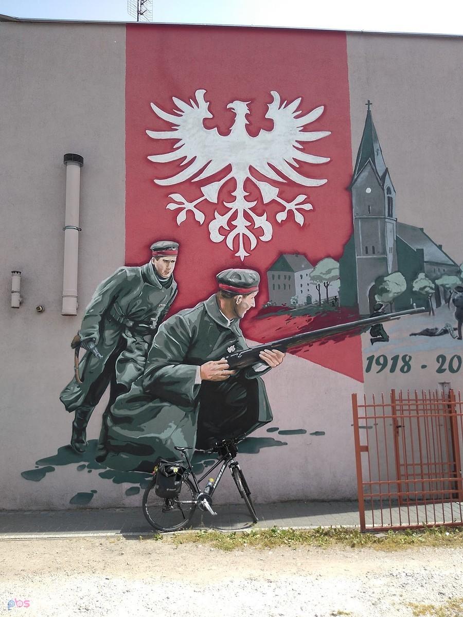Mural w Wysokiej