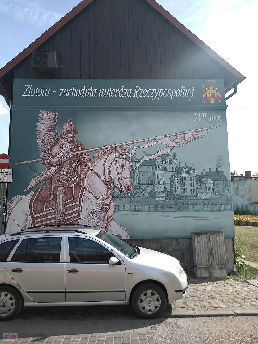 Mural w Złotowie