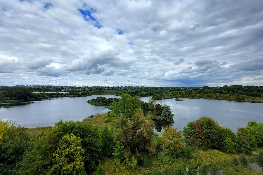 Widok z wieży widokowej na północ, Szachty, Poznań