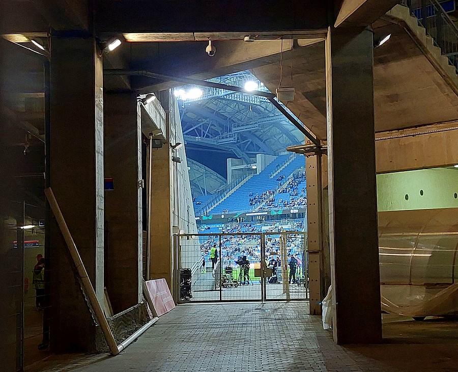 Prześwit na stadionie
