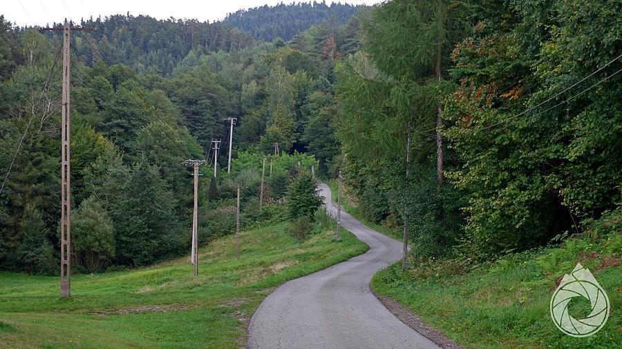 drożka pod Rez. Diable Skały w Bukowcu