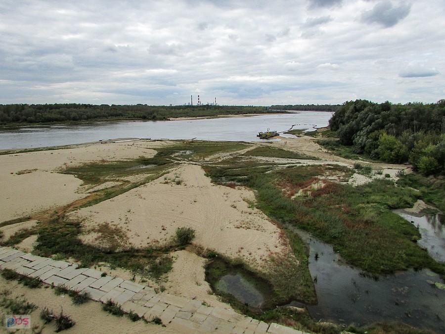 Wisła przy wawerskim brzegu