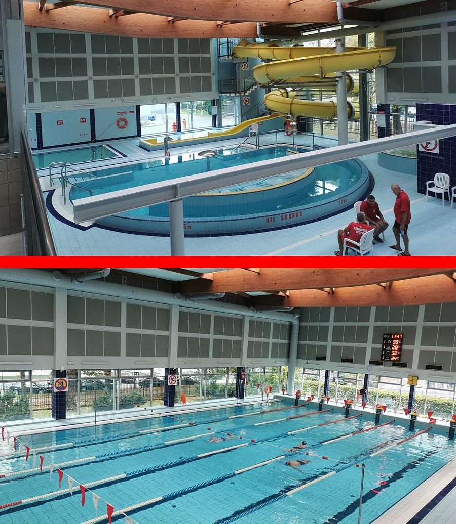 Basen niezbyt oblegany