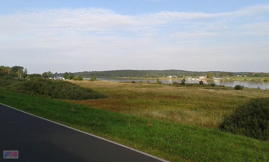 Widok na przeprawę promową Sobieszewo -Mikoszewo