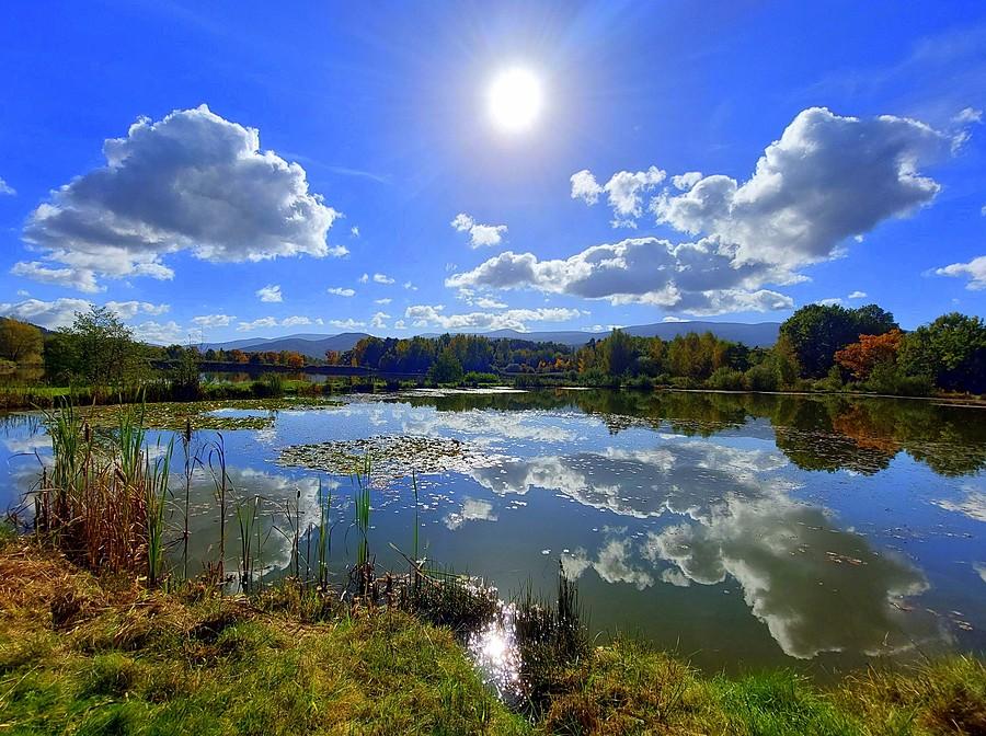 Słońce nad Stawami Podgórzyńskimi