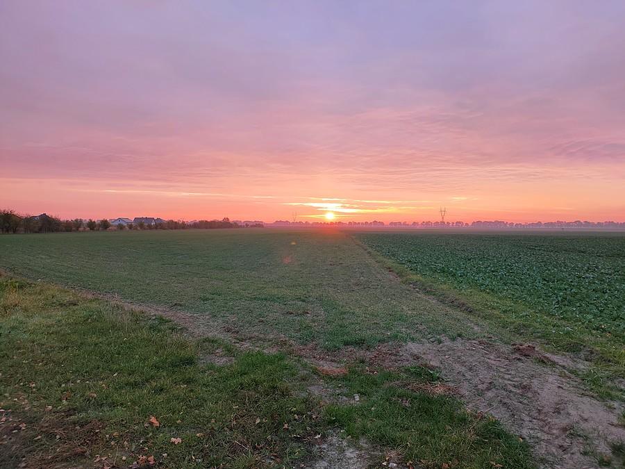 Wschód słońca nad Klinami