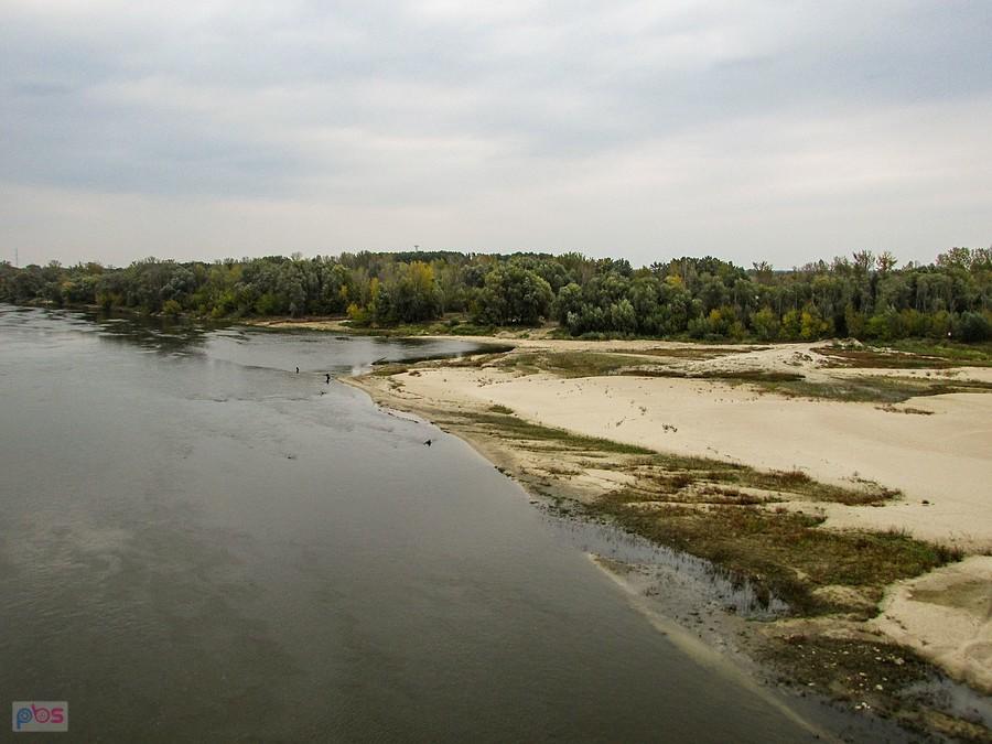 Plaża po stronie Wawra