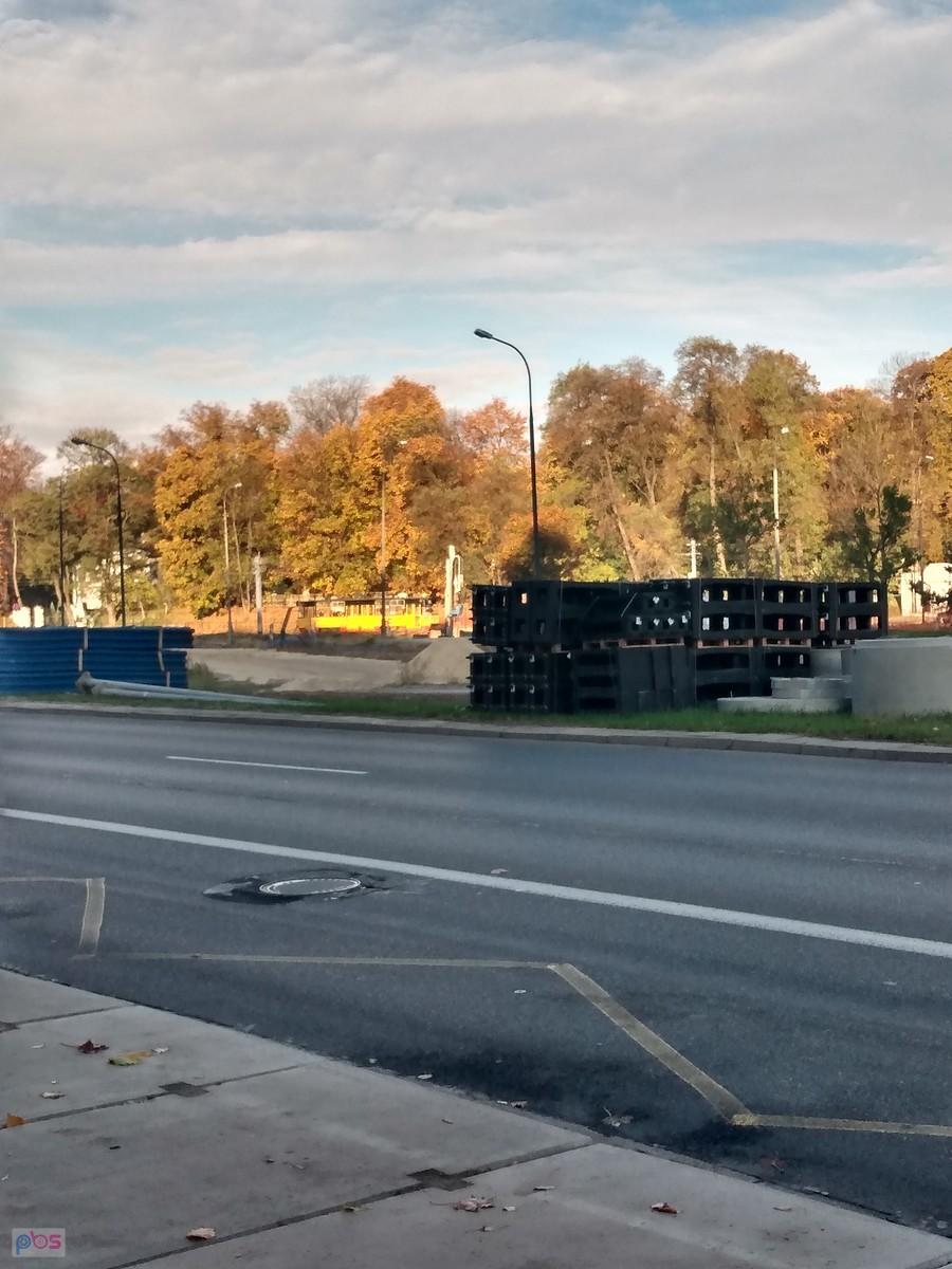 Budowa linii tramwajowej na Kasprzaka