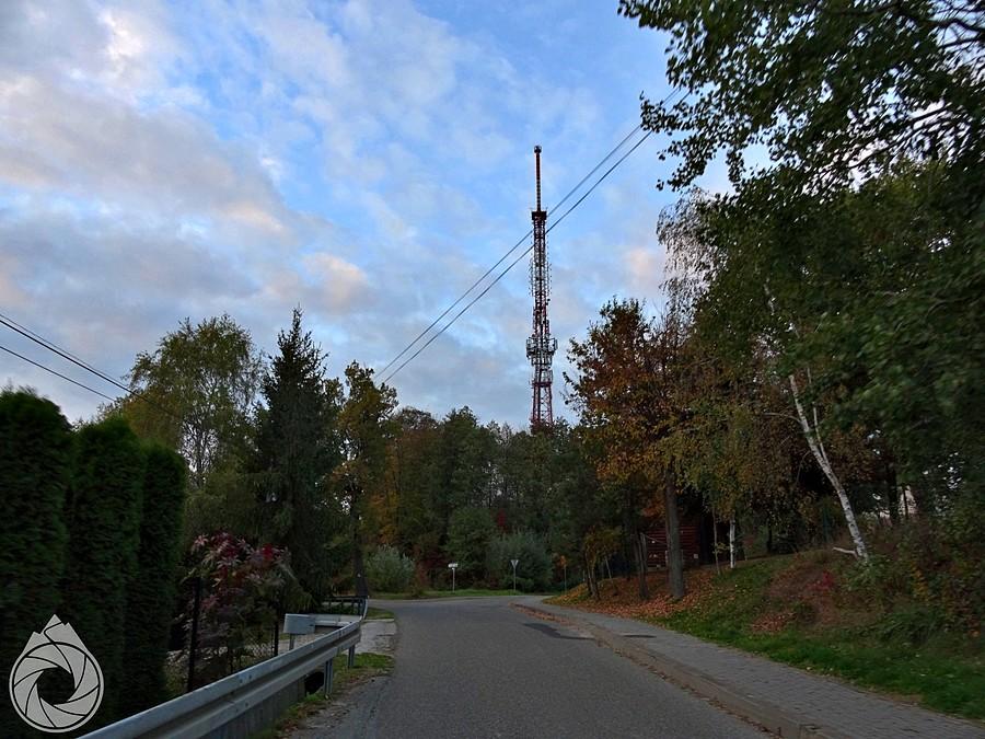 koniec podjazdu pod Marcinkę