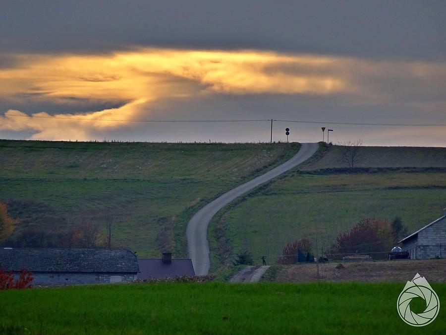 koniec podjazdu na garb kwiatonowicki