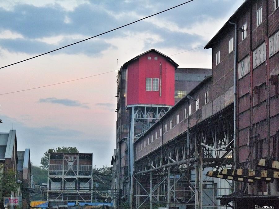 Wieża ciśnień na terenie kopalni Bobrek
