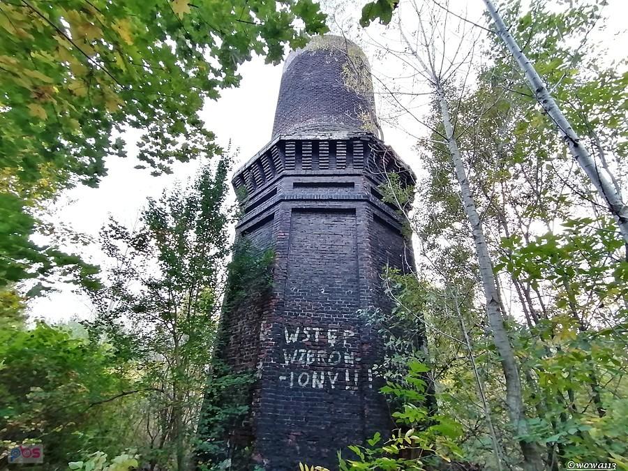 Ruiny wieży ciśnień Huty Zygmunt