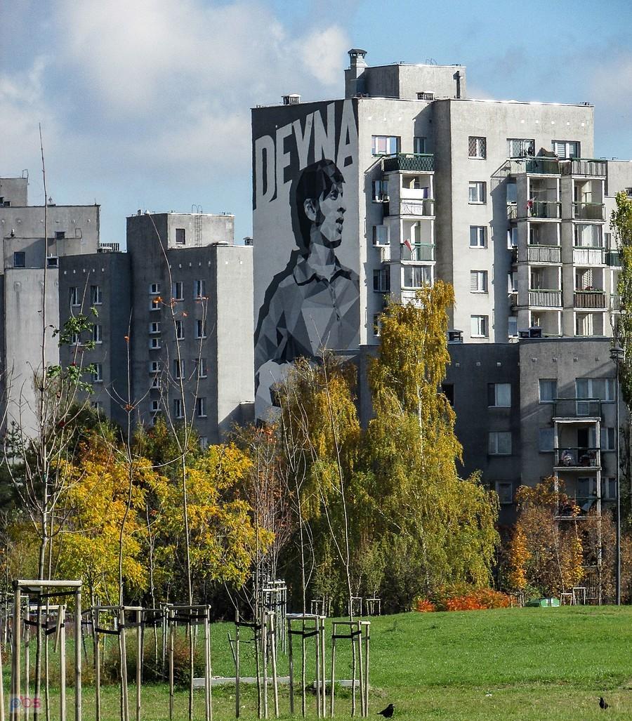Mural na blokowisku