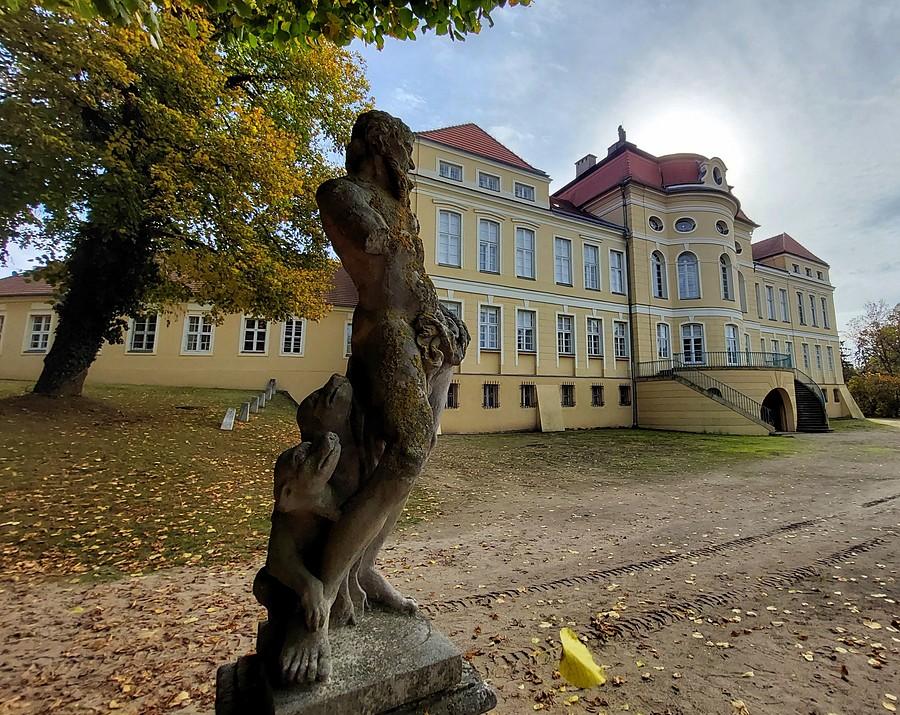 Spojrzenie na pałac w Rogalinie