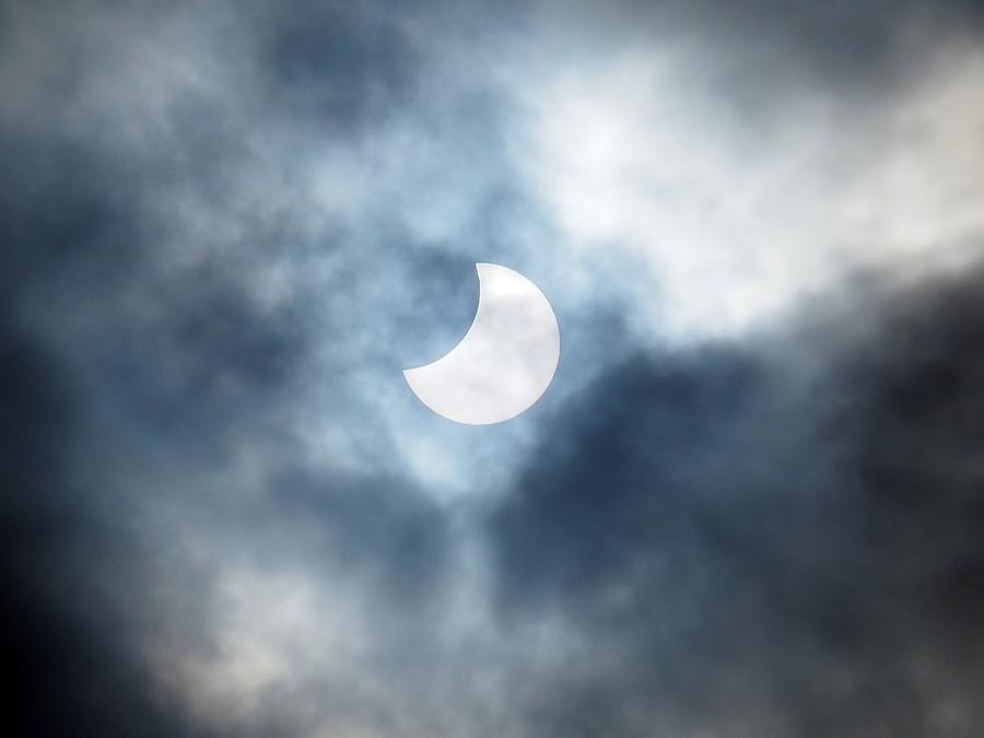 Częściowe zaćmienie słońca
