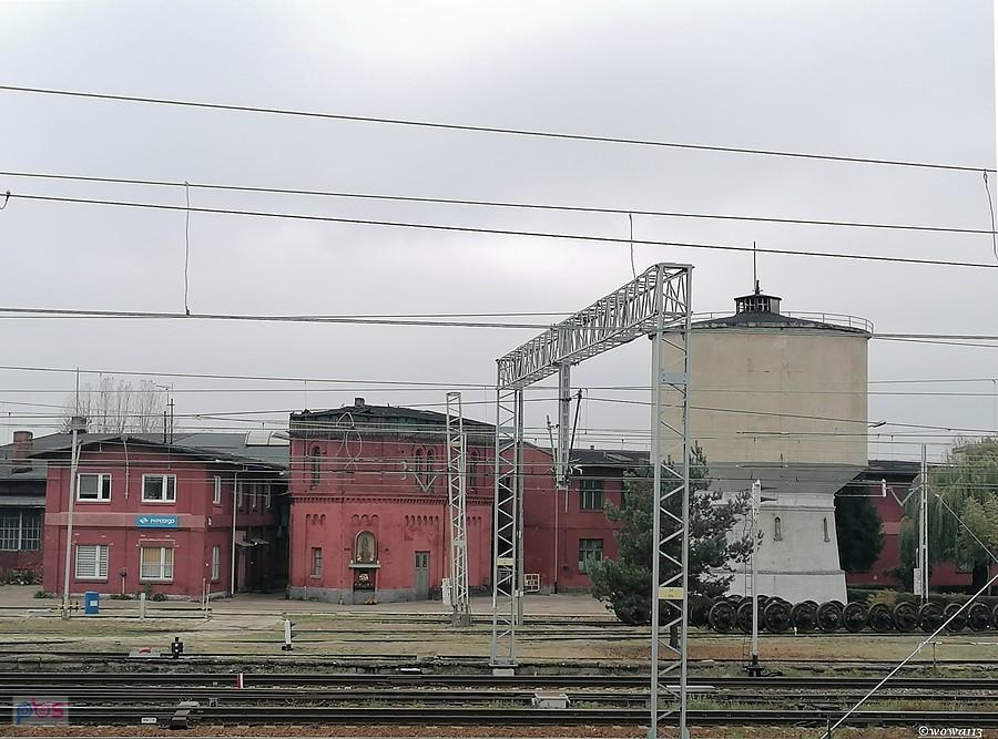 Kolejowe wieże ciśnień przy lokomotywowni