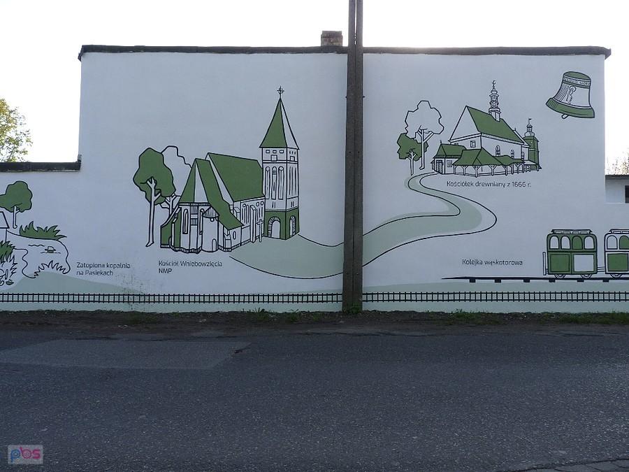 mural w Miasteczku Śl.