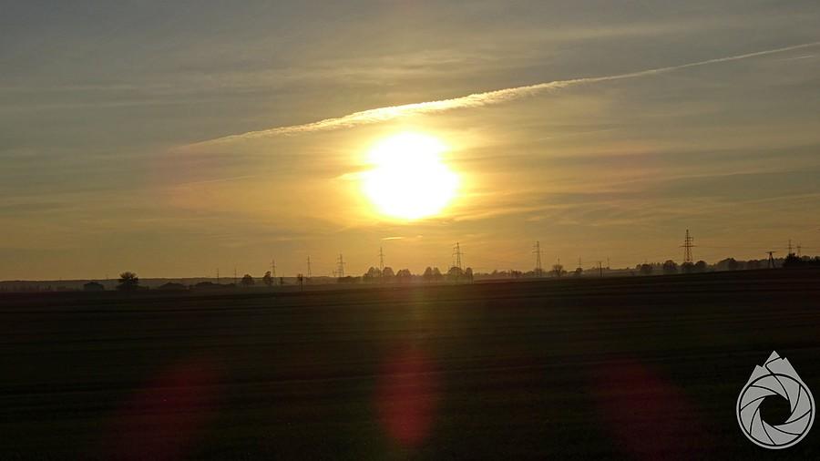 koniec dnia nad Zamojszczyzną