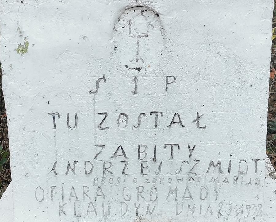 Tu został zabity