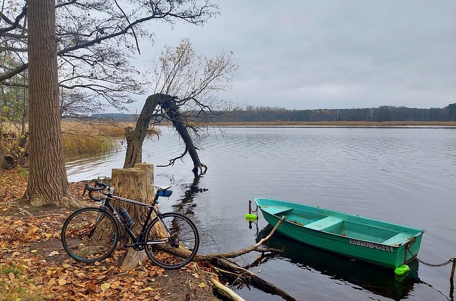 Pochmurnie nad Jeziorem Lusowskim