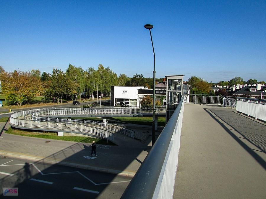 Kładka rowerowa nad Puławską
