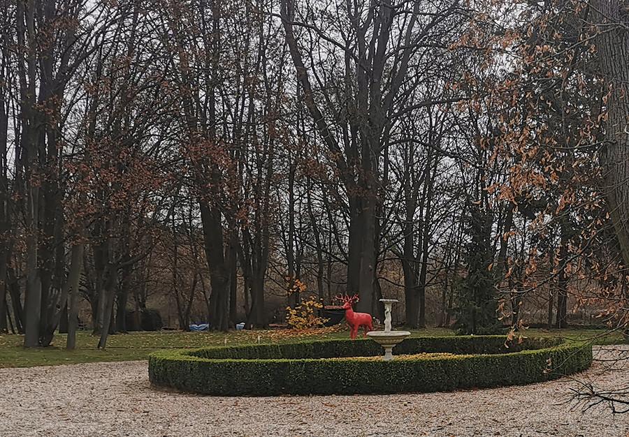 Pałacowy jeleń
