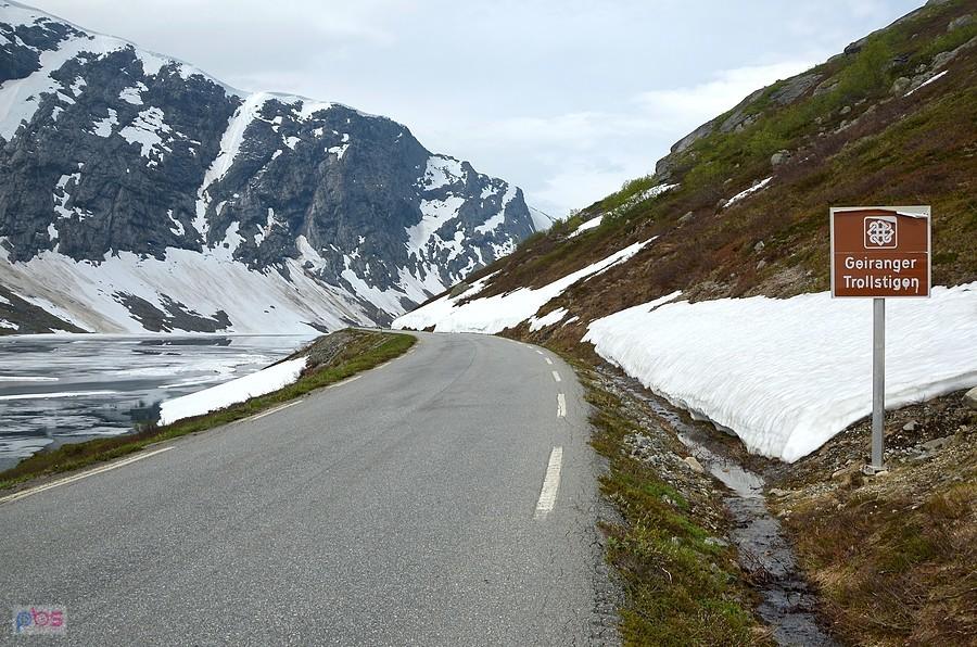 Początek Geiranger Trollstigen