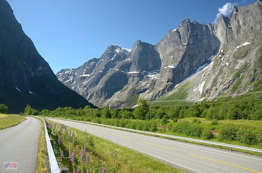 Romsdalen - Ściana Trolli (Trollveggen)