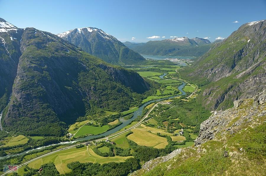 Andalsnes z Litlefjellet
