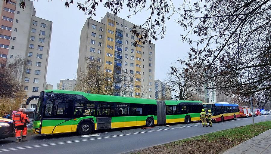 Skutki wypadku na Dębcu