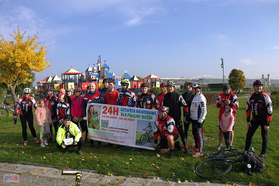 Rowerowa sztafeta 24h dla Pauliny