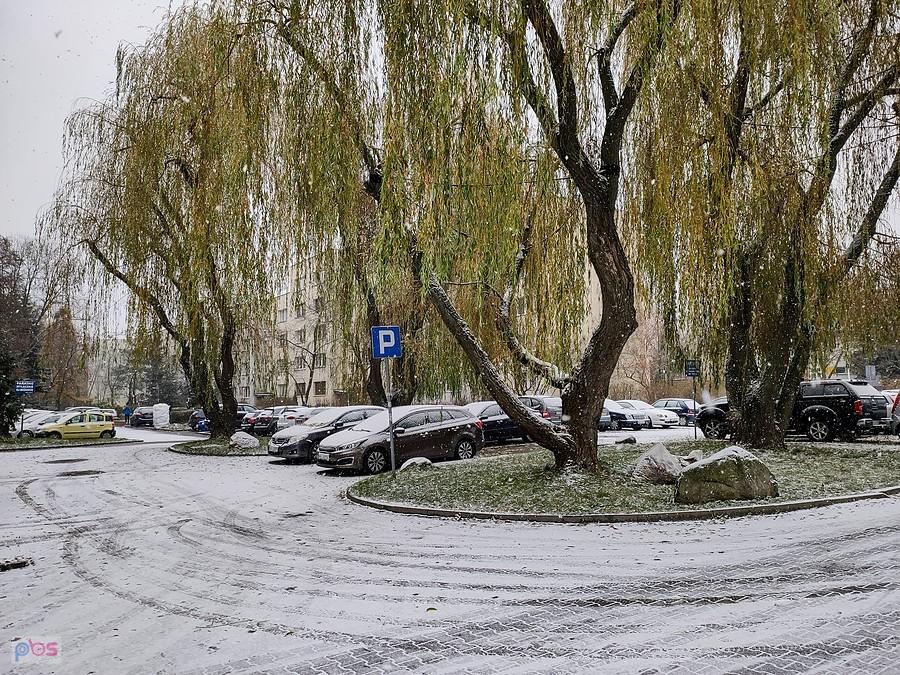 Z rana troszkę sypnęło śniegiem