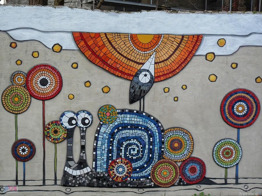 Mozaikowy mural